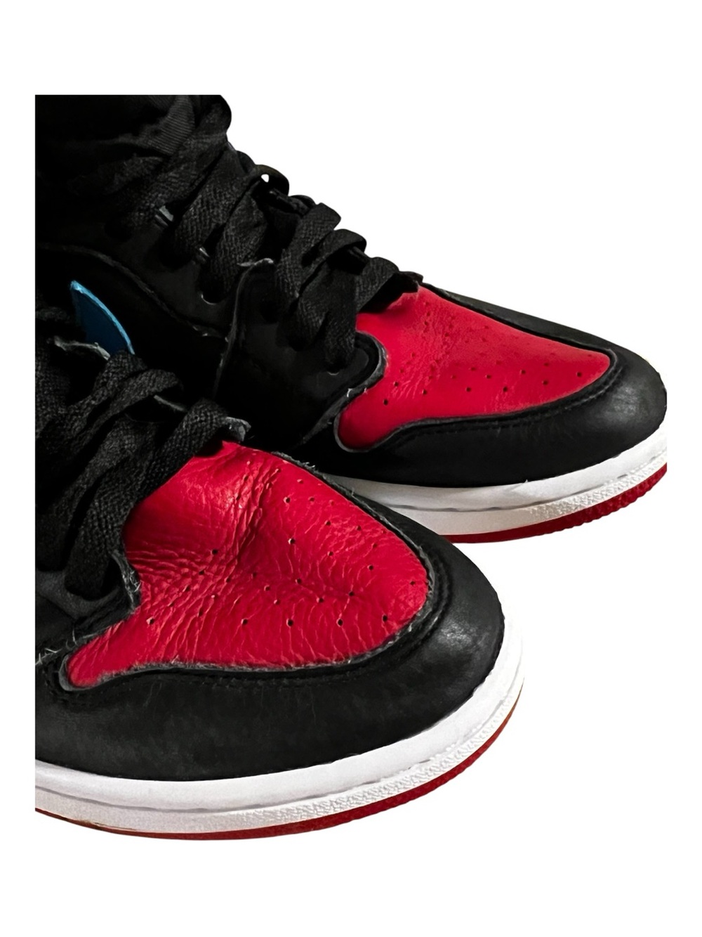 Nike Air Jordan 1 Mid - Red, Black & Blue Accent - Picture 3 of 9